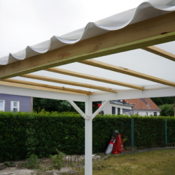 Installation de pergola en PVC Beausoleil